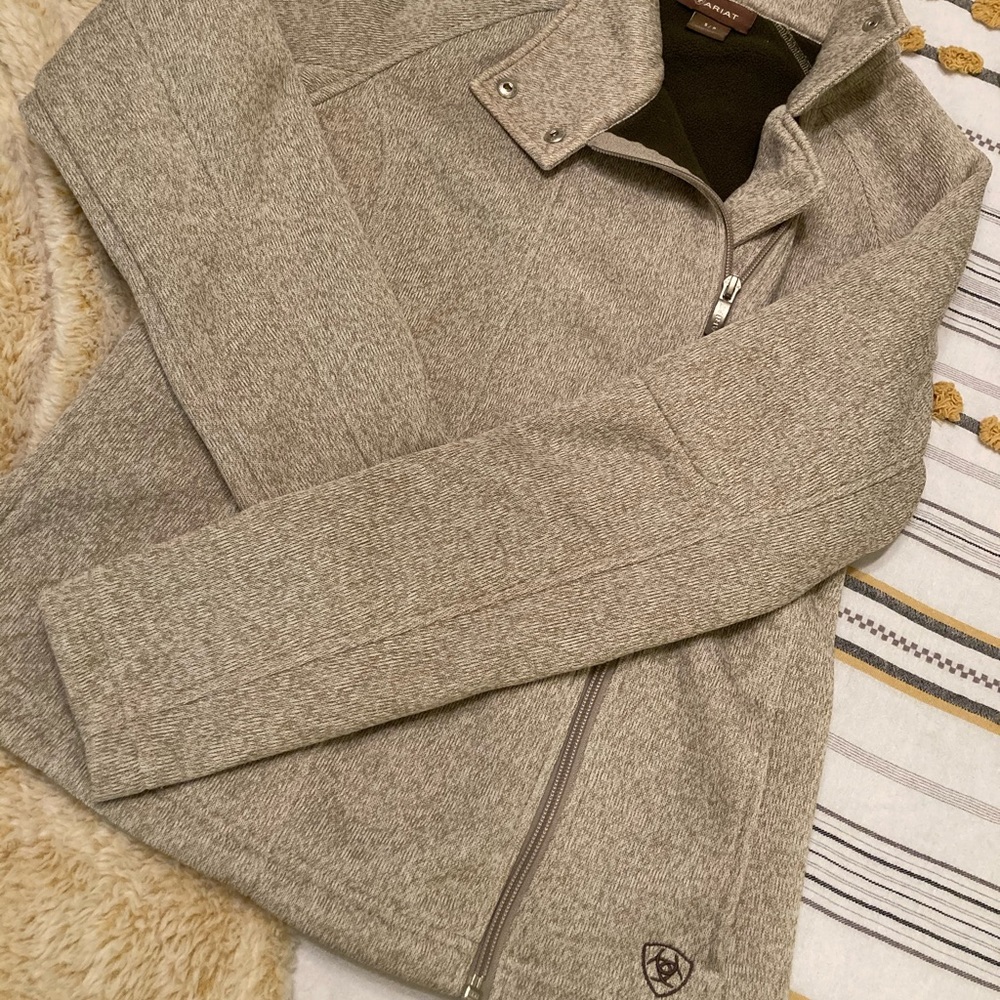 Polyester jacket.
